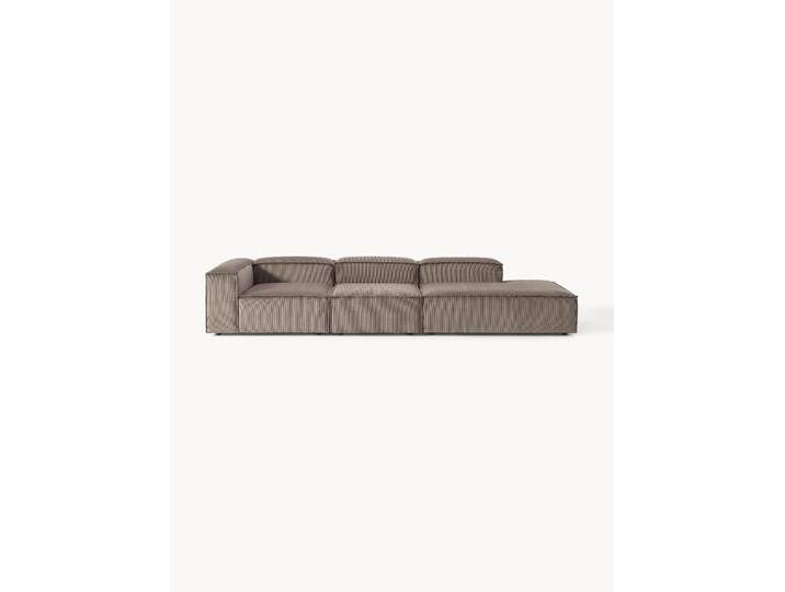 Modulare XL-Ottomane Lennon aus Cord von Westwing-Collection