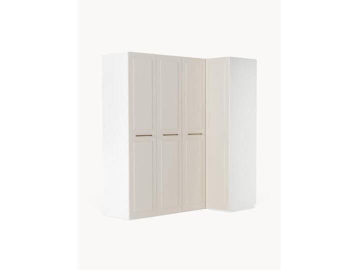 Modularer Eck-Kleiderschrank Charlotte, 215 cm Breite, mehrere Varianten von Westwing-Collection