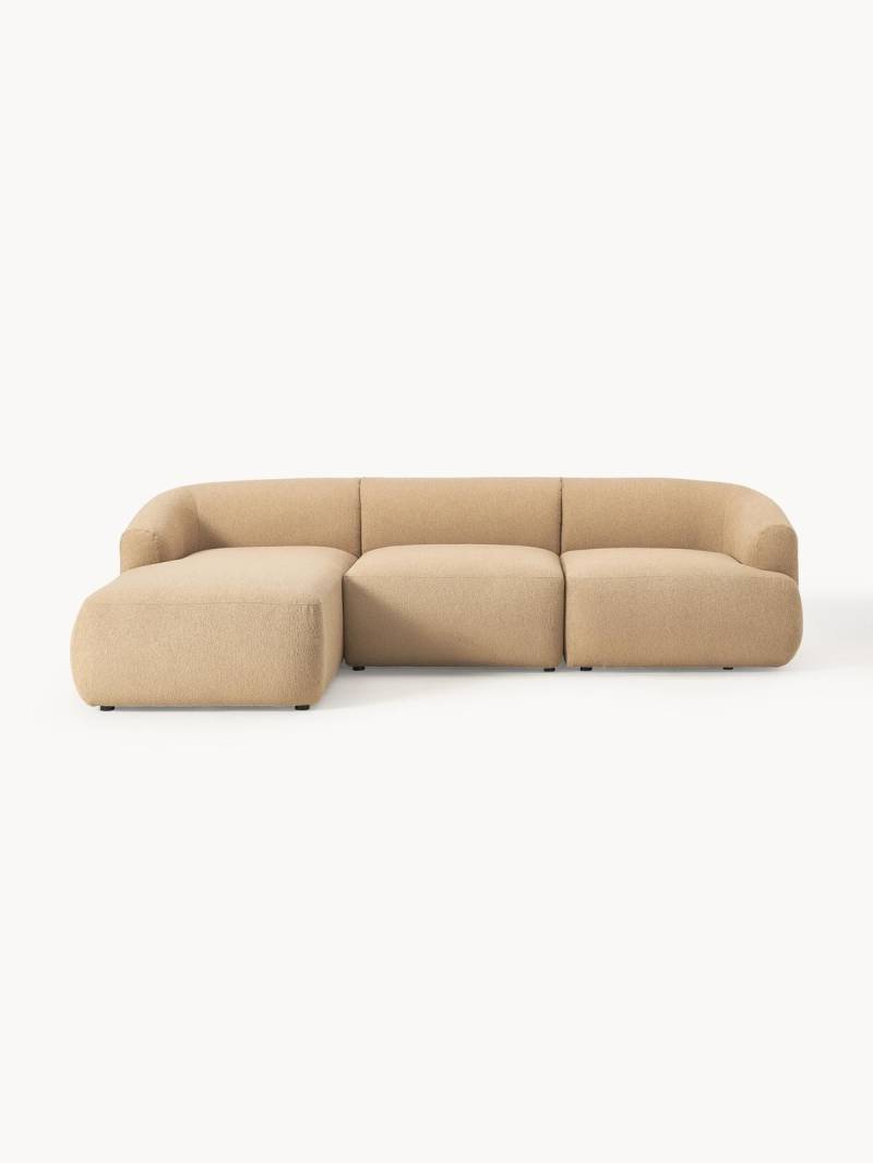 Modulares Bouclé-Ecksofa Sofia (3-Sitzer) von Westwing Collection