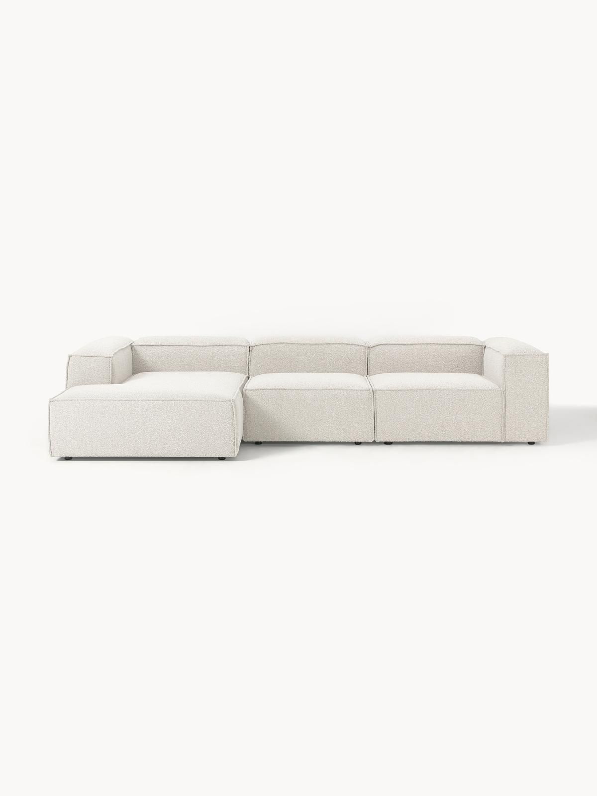 Modulares Ecksofa Lennon aus Bouclé von Westwing Collection