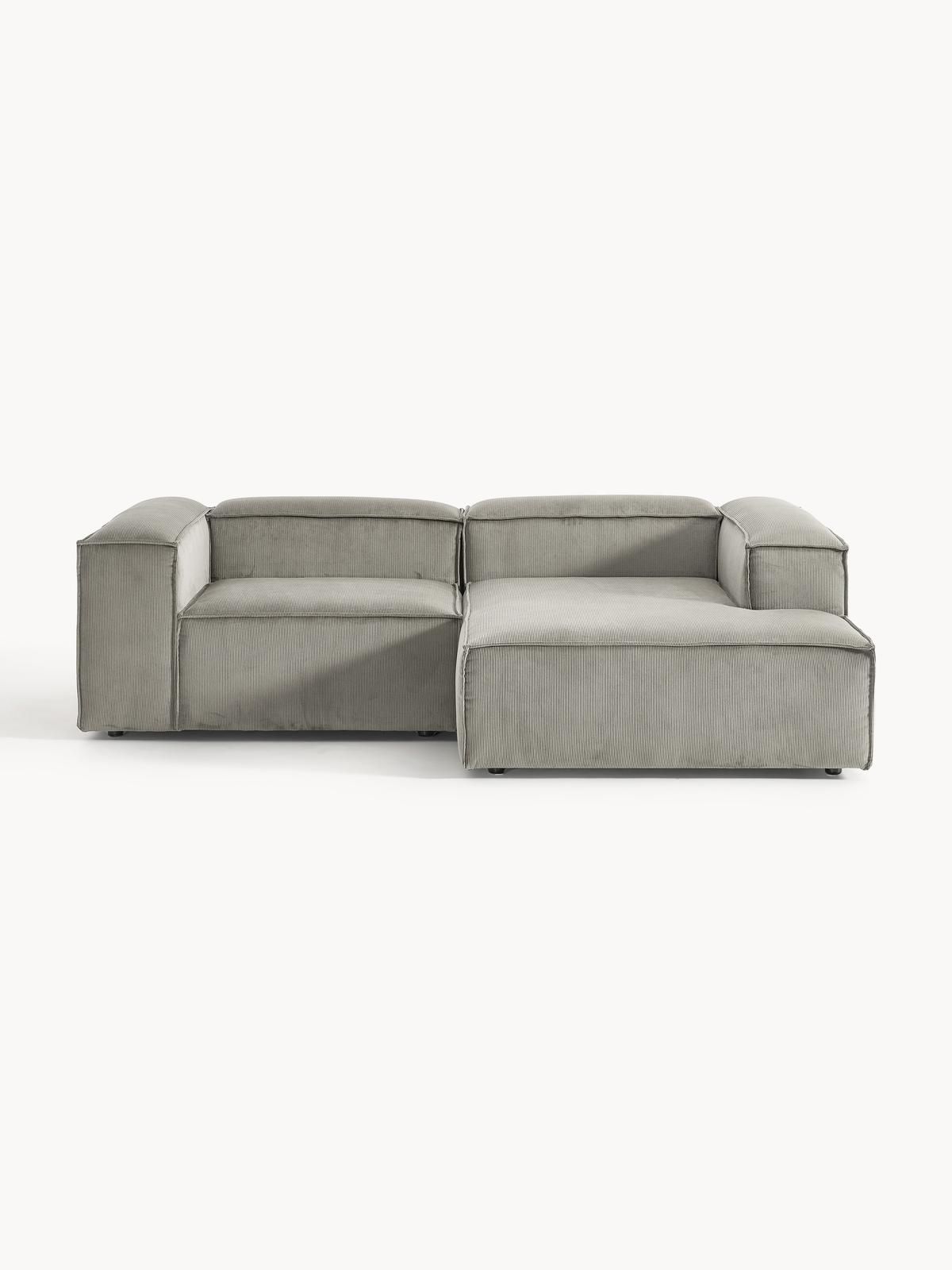 Modulares Ecksofa Lennon aus Cord von Westwing Collection