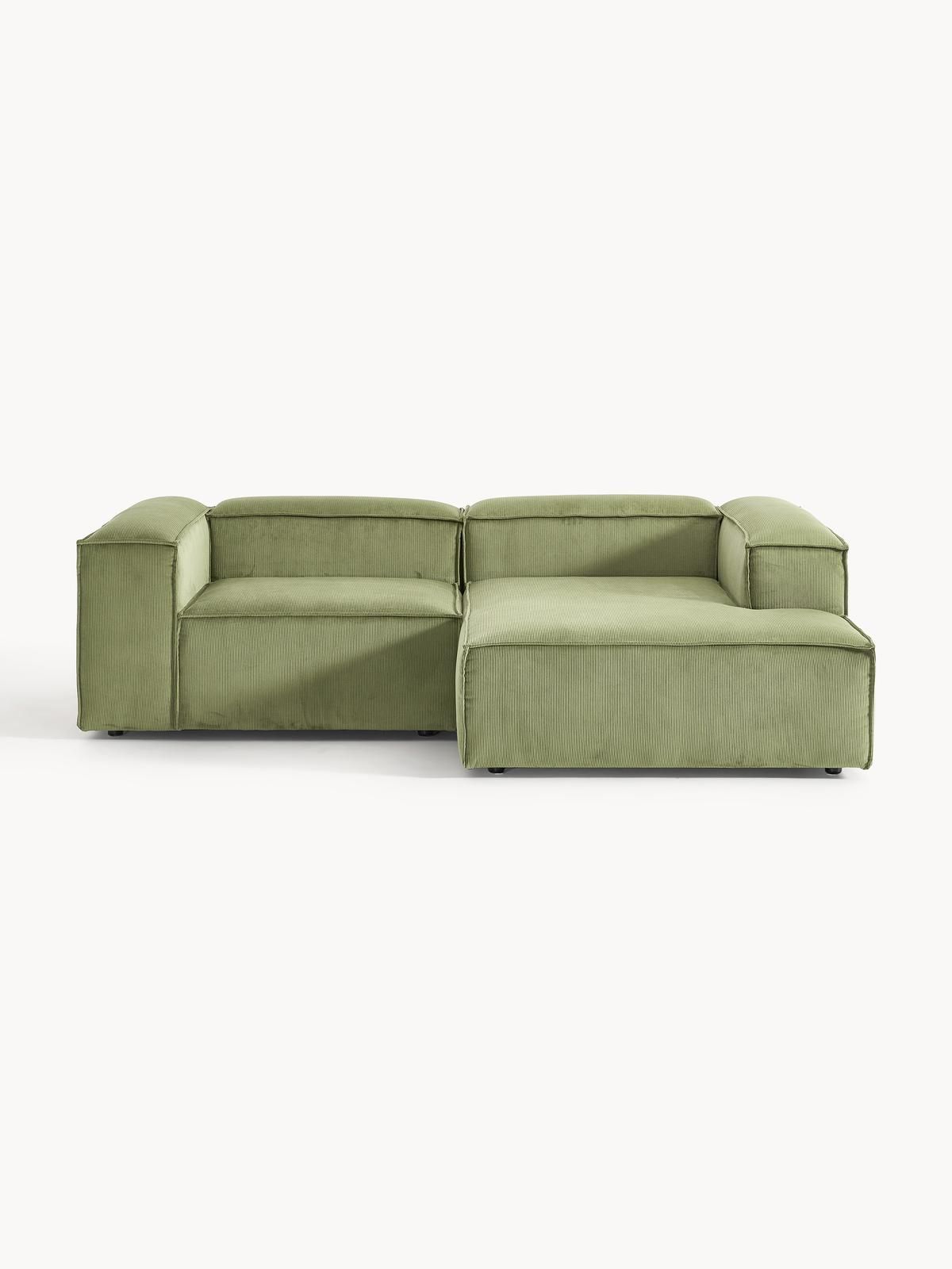 Modulares Ecksofa Lennon aus Cord von Westwing Collection