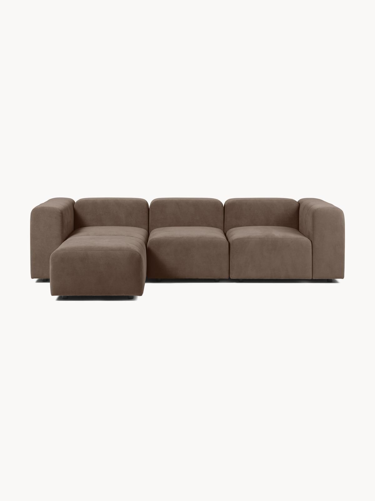 Modulares Sofa Lena (4-Sitzer) mit Hocker von Westwing Collection