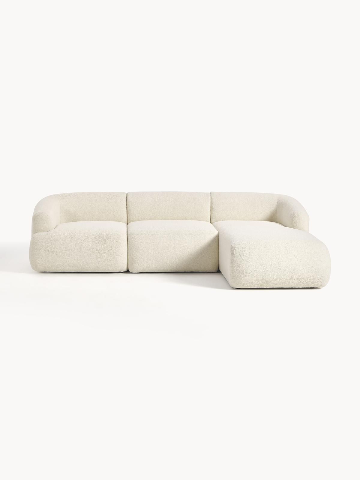 Modulares Teddy-Ecksofa Sofia (3-Sitzer) von Westwing Collection