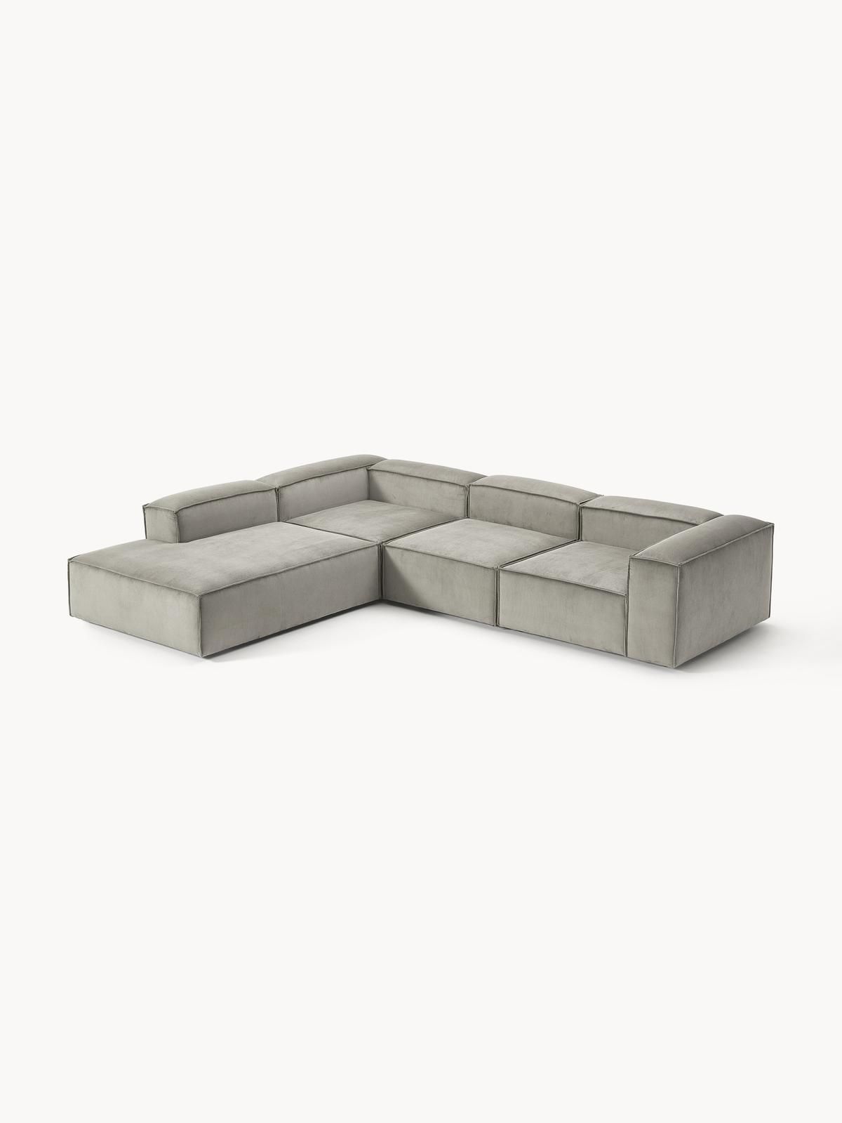 Modulares XL-Ecksofa Lennon aus Cord von Westwing Collection