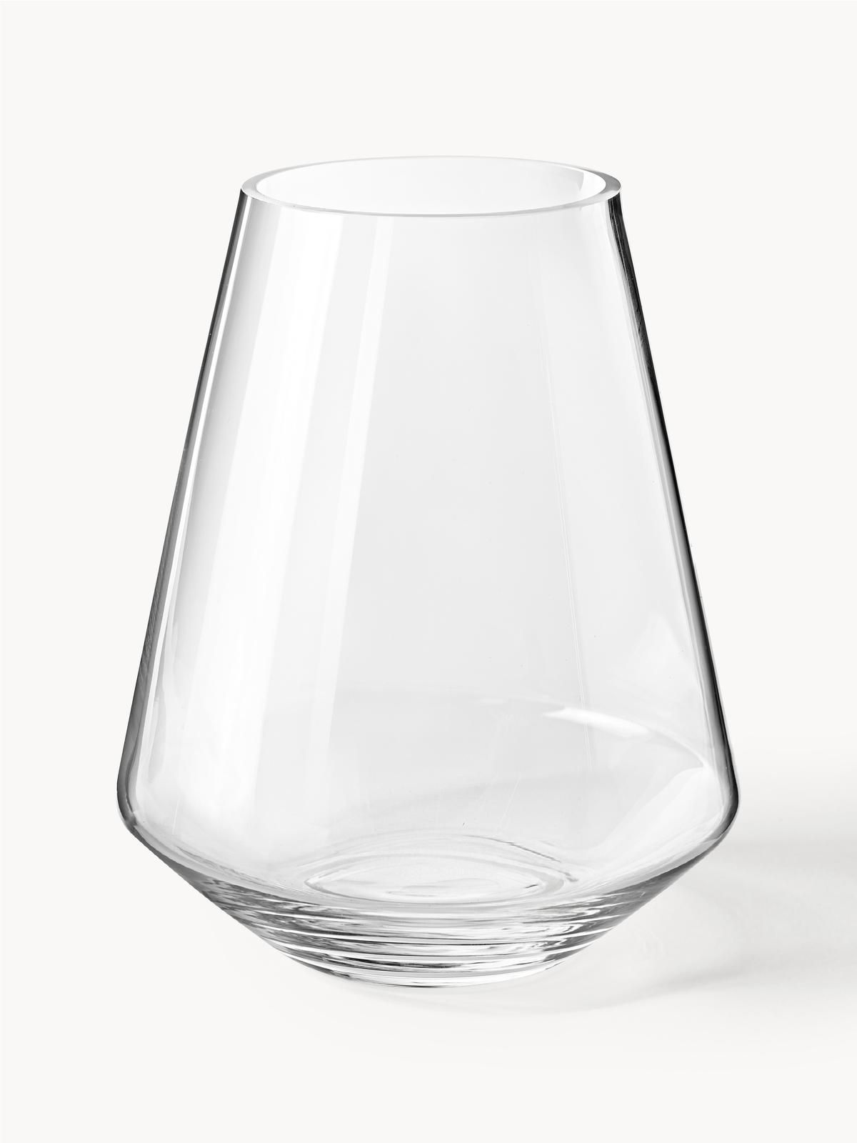 Mundgeblasene Glas-Vase Joyce, H 21 cm von Westwing Collection