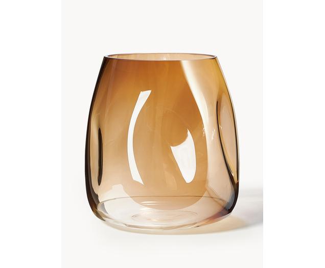 Mundgeblasene Glas-Vase Luster, H 17 cm von Westwing Collection