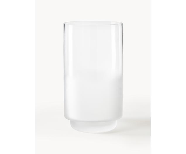 Mundgeblasene Vase Milky mit Farbverlauf, H 25 cm von Westwing Collection
