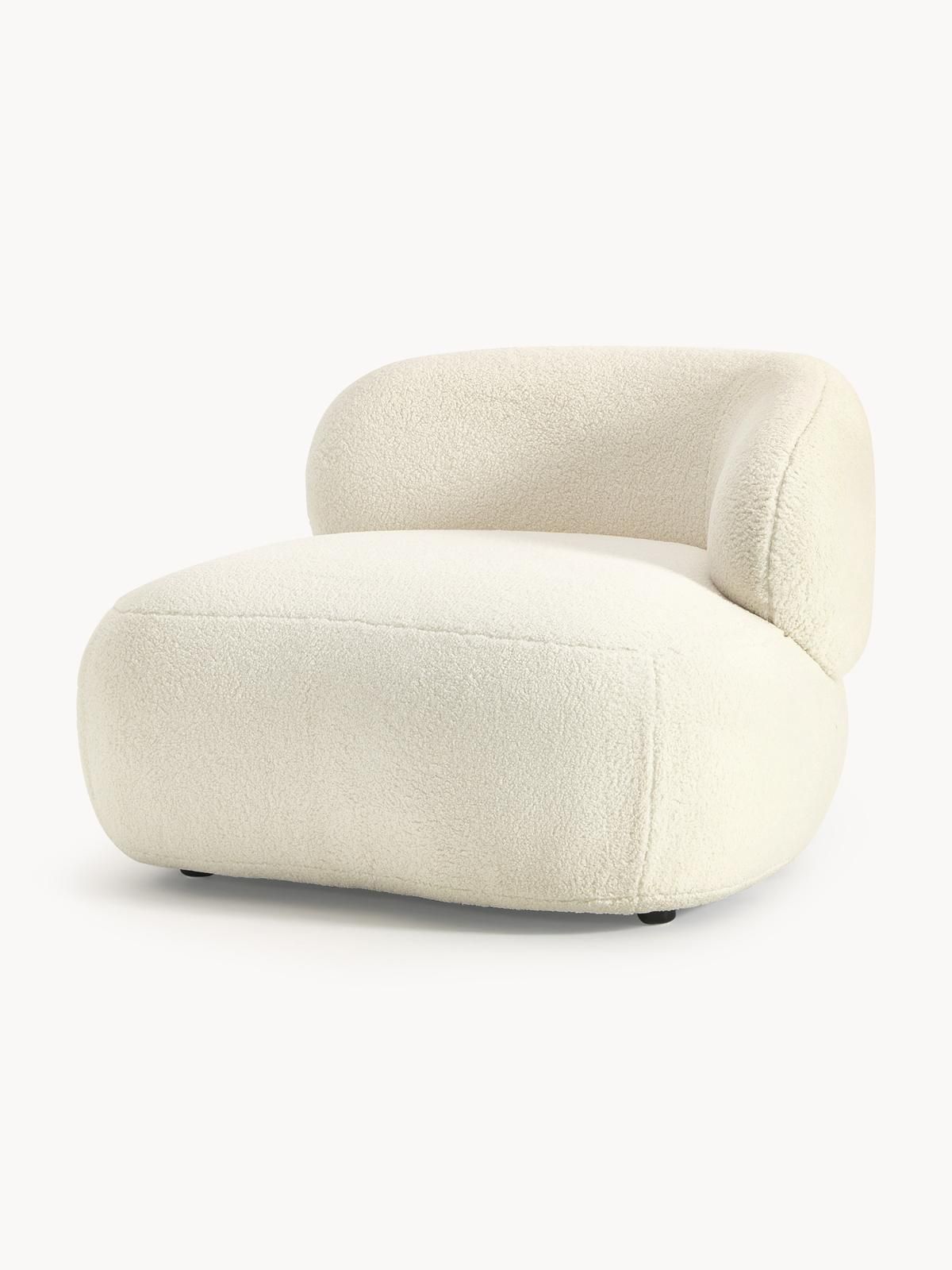 Loungesessel Alba aus Teddyfell von Westwing Collection