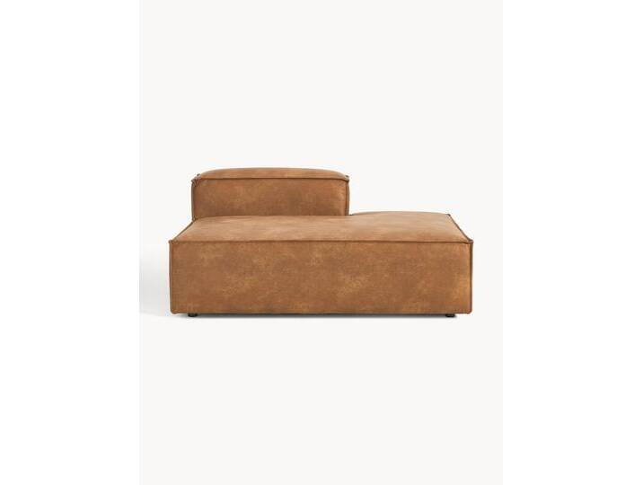 Ottomane-Modul Lennon aus recyceltem Leder von Westwing-Collection