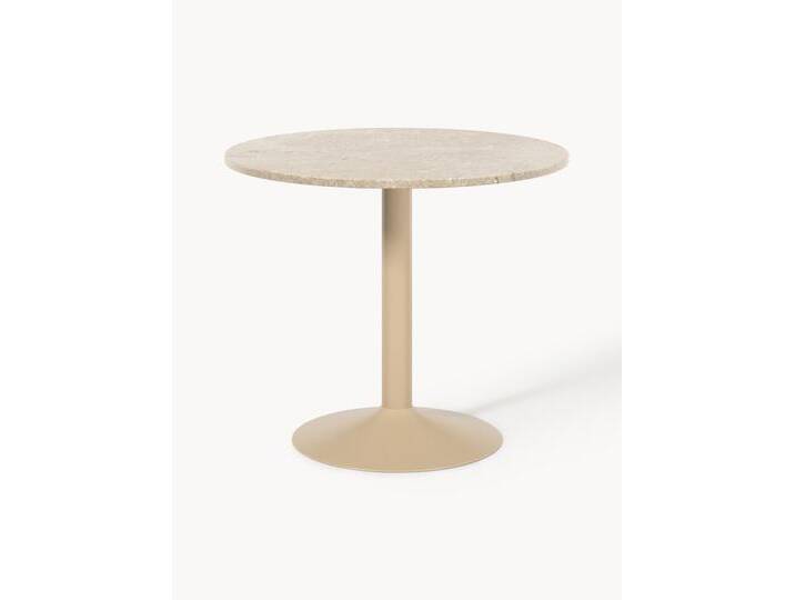 Runder Marmor-Esstisch Miley, Ø 90 cm von Westwing-Collection