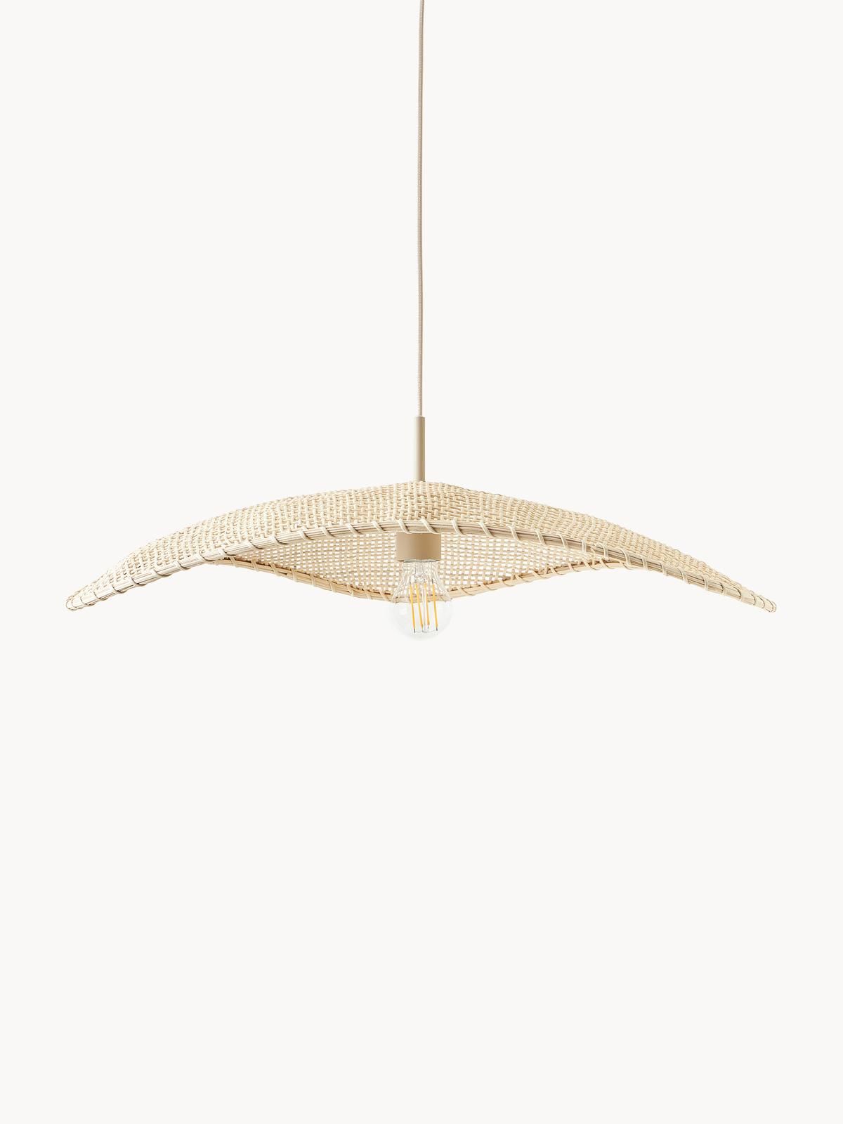 Pendelleuchte Senja aus Rattan von Westwing Collection