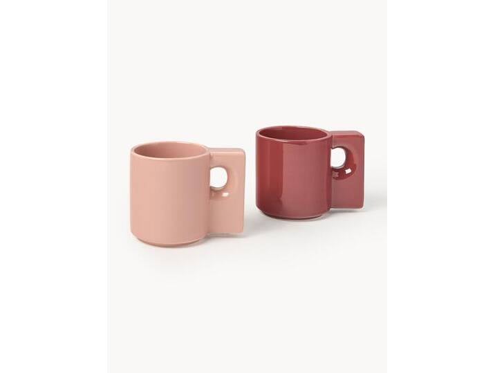 Porzellan-Tassen Keira, 2er-Set von Westwing-Collection