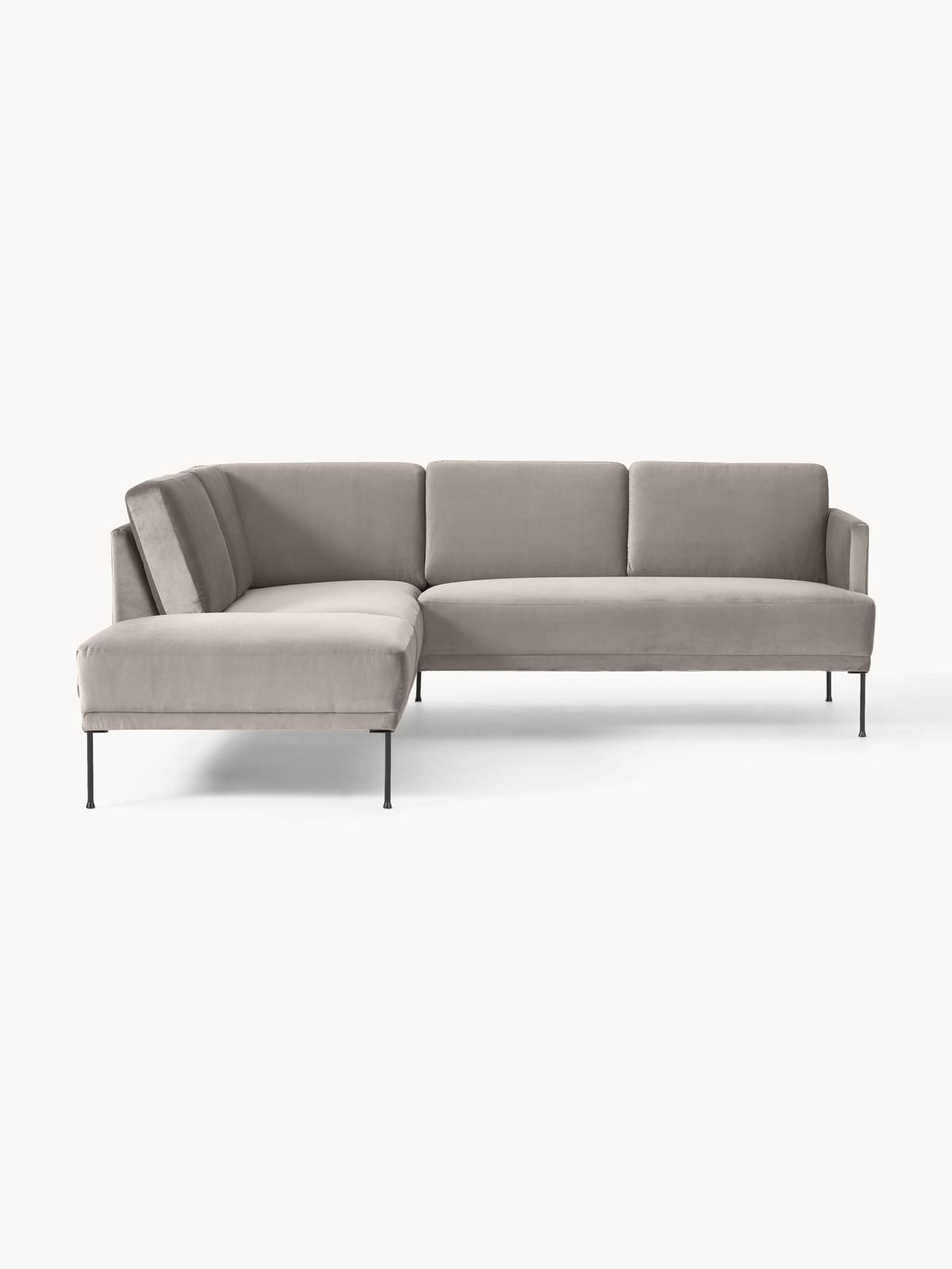 Samt-Ecksofa Fluente von Westwing Collection