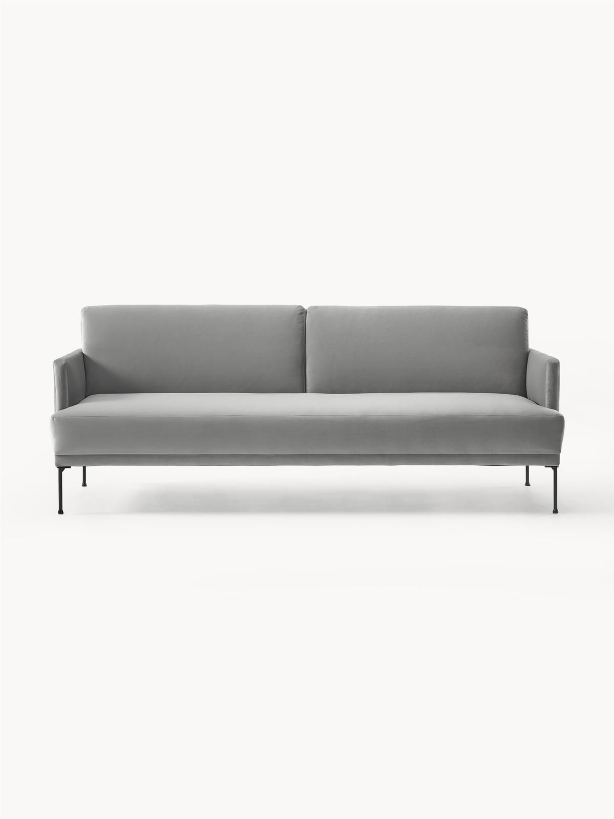 Samt-Schlafsofa Fluente (3-Sitzer) von Westwing Collection