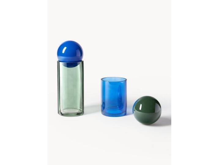 Schmuckdosen Tarli aus Glas, 2er-Set von Westwing-Collection