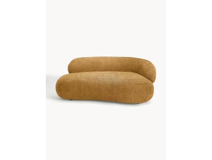 Sofa Alba (2-Sitzer) aus Teddy-Bouclé von Westwing-Collection