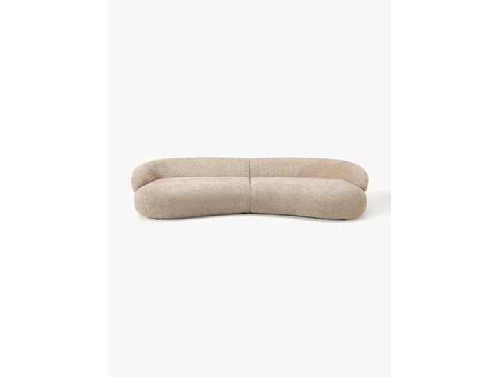 Sofa Alba (4-Sitzer) aus Teddy-Bouclé von Westwing-Collection