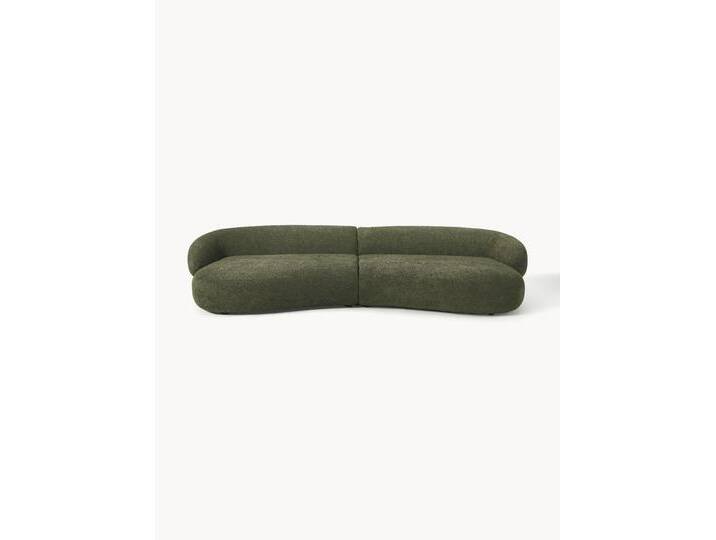 Sofa Alba (4-Sitzer) aus Teddy-Bouclé von Westwing-Collection