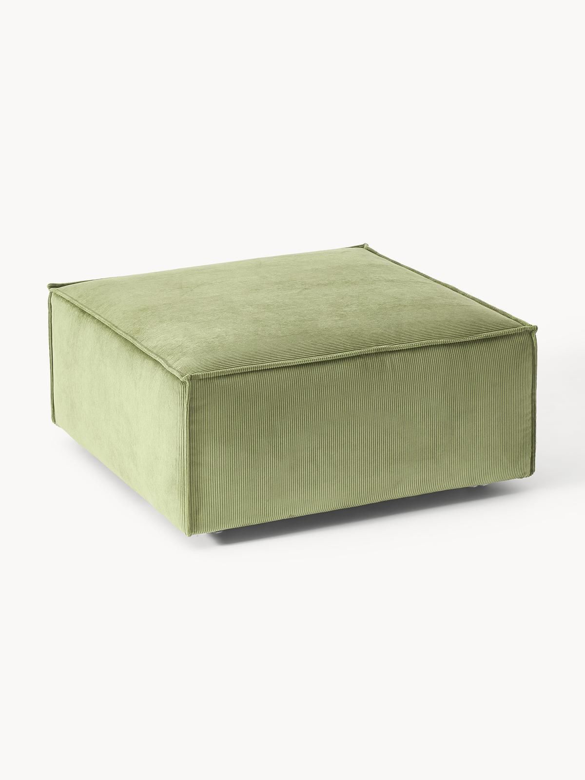 Sofa-Hocker Lennon aus Cord von Westwing Collection