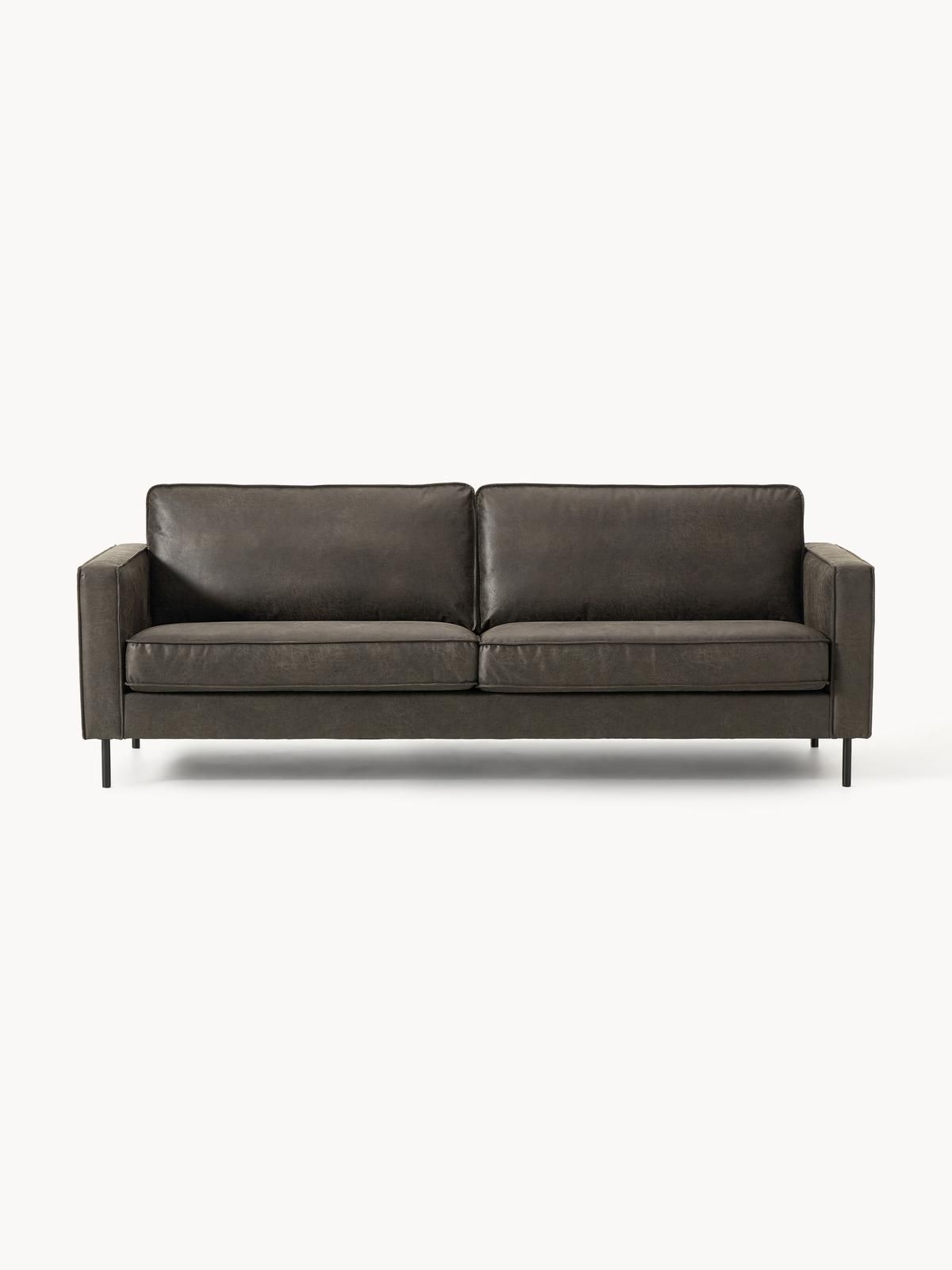 Sofa Hunter (3-Sitzer) aus recyceltem Leder von Westwing Collection