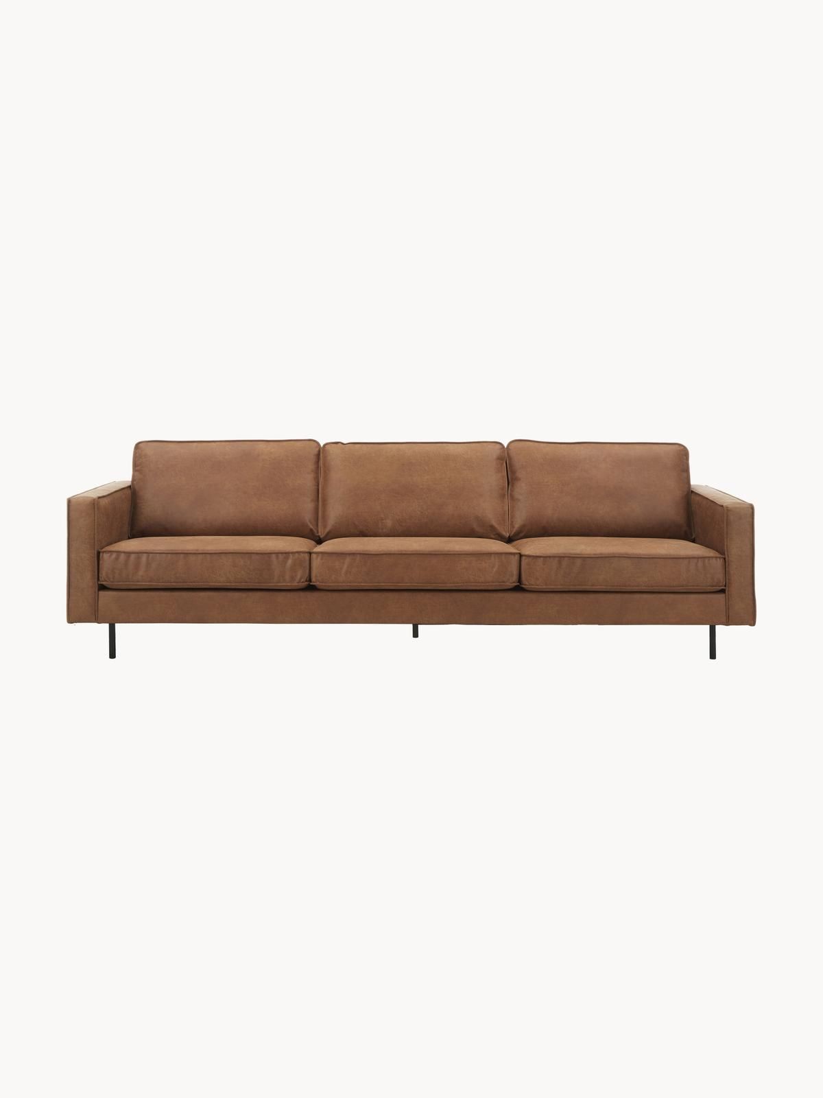 Sofa Hunter (3-Sitzer) aus recyceltem Leder von Westwing Collection