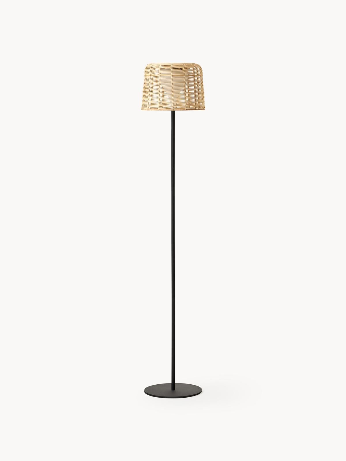 Solar LED-Gartenlampe Kyra mit Rattanschirm von Westwing Collection