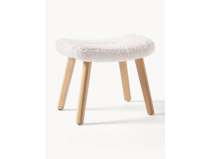 Teddy-Hocker Wing mit Holzbeinen Teddy-Hocker Wing mit Holzbeinen von Westwing-Collection