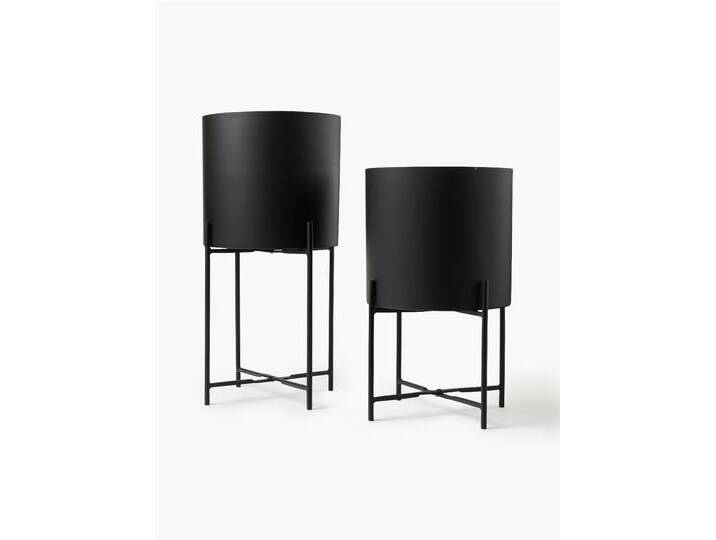 Übertöpfe Mina aus Metall, 2er-Set von Westwing-Collection