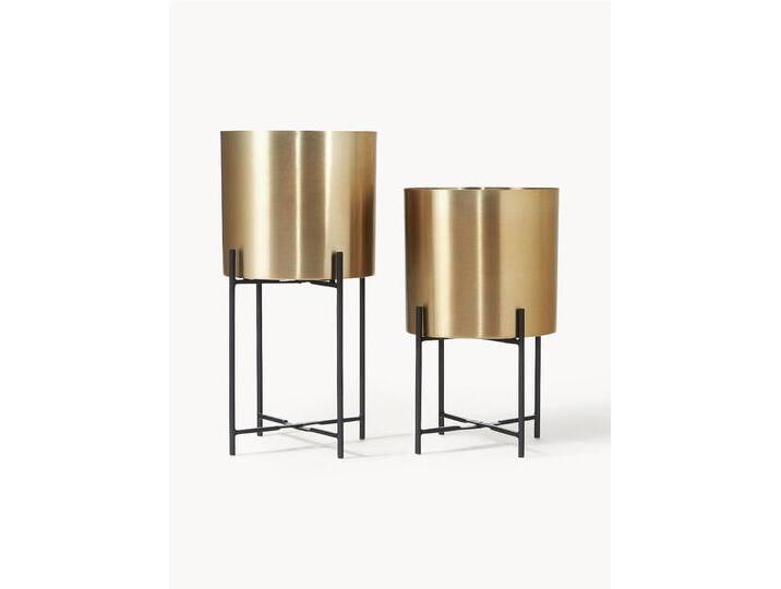 Übertöpfe Mina aus Metall, 2er-Set Übertöpfe Mina aus Metall, 2er-Set von Westwing-Collection