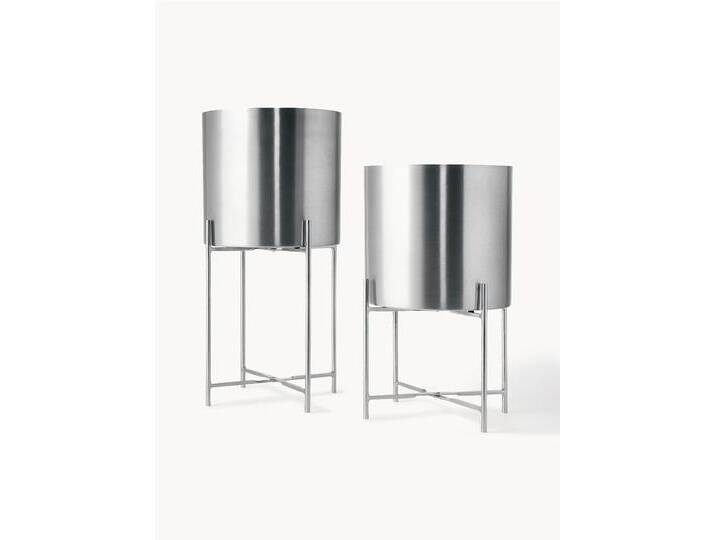 Übertöpfe Mina aus Metall, 2er-Set Übertöpfe Mina aus Metall, 2er-Set von Westwing-Collection