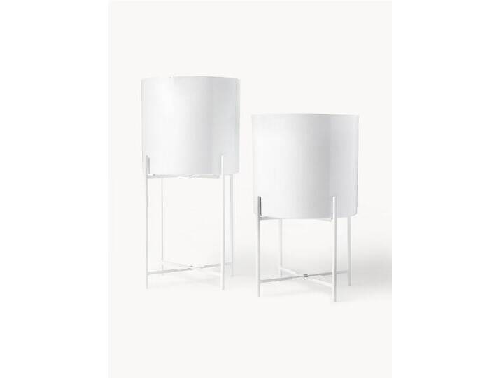 Übertöpfe Mina aus Metall, 2er-Set von Westwing-Collection