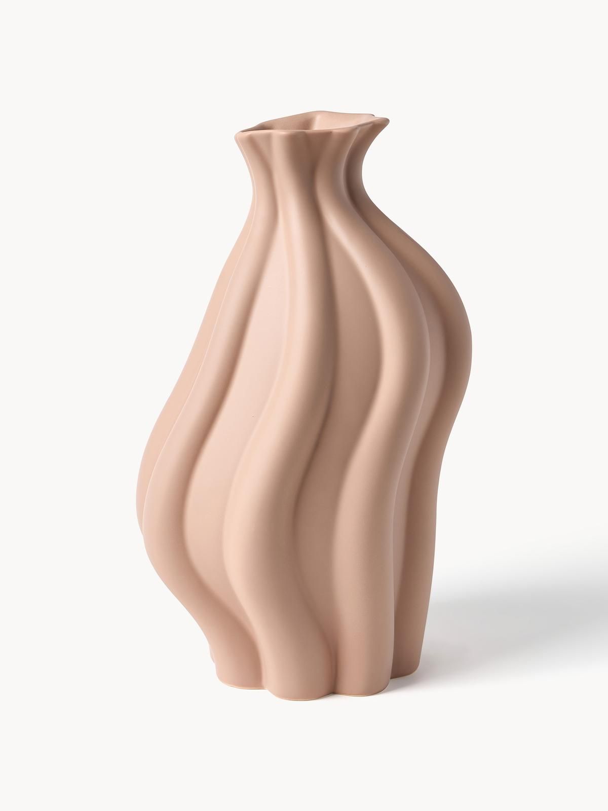 Vase Blom aus Keramik, H 33 cm von Westwing Collection