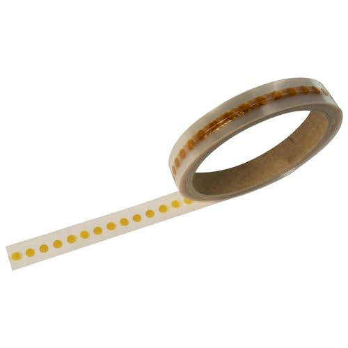 WETEC Kapton-Klebepunkte, 5 mm (Abdeckpunkte Lotabdeckpunkte Abdeckband Klebepunkte Lötabdeckband Lötabdeckpunkte Schutzabdeckpunkte Polyimidpunkte Kapton-/Polyimid) von Wetec