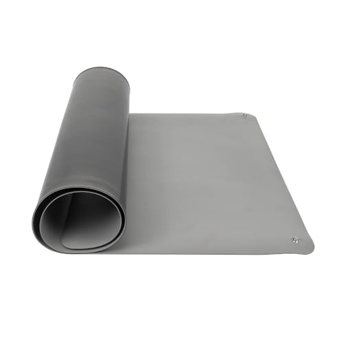 WETEC Tischbelag, ESD, 1.000 x 10.000 mm, platingrau, Rolle (Matte Schutzmatte Tischmatte ESD-Matte Arbeitsplatzunterlage Antistatikmatte Antistatik-Tischmatte 1402.662 1402.662.L 1402.662.R) von Wetec
