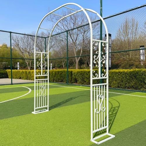 Wetsfgdg Gartenbogen aus Metall,Garten-Torbogen,Nützlich Bei Hochzeiten Und Vor Ihrer Haustür,Hochzeitsbogen,Gartentorbogen-L340xW40xH230cm-Weiß-B Wetsfgdg Gartenbogen aus Metall,Garten-Torbogen,Nützlich Bei Hochzeiten Und Vor Ihrer Haustür,Hochzeitsbogen,Gartentorbogen-L340xW40xH230cm-Weiß-B von Wetsfgdg