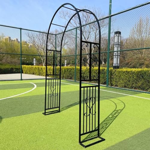 Wetsfgdg Gartenbogen aus Metall,Rosenbogen Metall, Langlebig Und Geeignet Für Gärten, Balkone Und Hochzeiten.-L140xW40xH230cm-Schwarz-B Wetsfgdg Gartenbogen aus Metall,Rosenbogen Metall, Langlebig Und Geeignet Für Gärten, Balkone Und Hochzeiten.-L140xW40xH230cm-Schwarz-B von Wetsfgdg