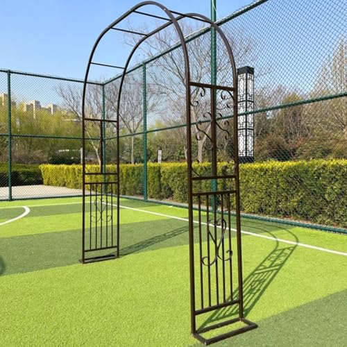 Wetsfgdg Rosenbogen Metall,Garten-Torbogen,Nützlich Bei Hochzeiten Und Vor Ihrer Haustür,Hochzeitsbogen,Gartentorbogen-L260xW40xH230cm-Bronze-B Wetsfgdg Rosenbogen Metall,Garten-Torbogen,Nützlich Bei Hochzeiten Und Vor Ihrer Haustür,Hochzeitsbogen,Gartentorbogen-L260xW40xH230cm-Bronze-B von Wetsfgdg