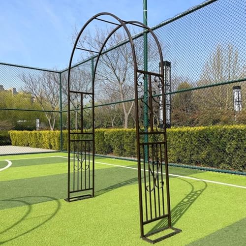 Wetsfgdg Rosenbogen Metall,Gartenbogen aus Metall,Nützlich Bei Hochzeiten Und Vor Ihrer Haustür,Hochzeitsbogen,Gartentorbogen-L140xW40xH230cm-Bronze-B Wetsfgdg Rosenbogen Metall,Gartenbogen aus Metall,Nützlich Bei Hochzeiten Und Vor Ihrer Haustür,Hochzeitsbogen,Gartentorbogen-L140xW40xH230cm-Bronze-B von Wetsfgdg