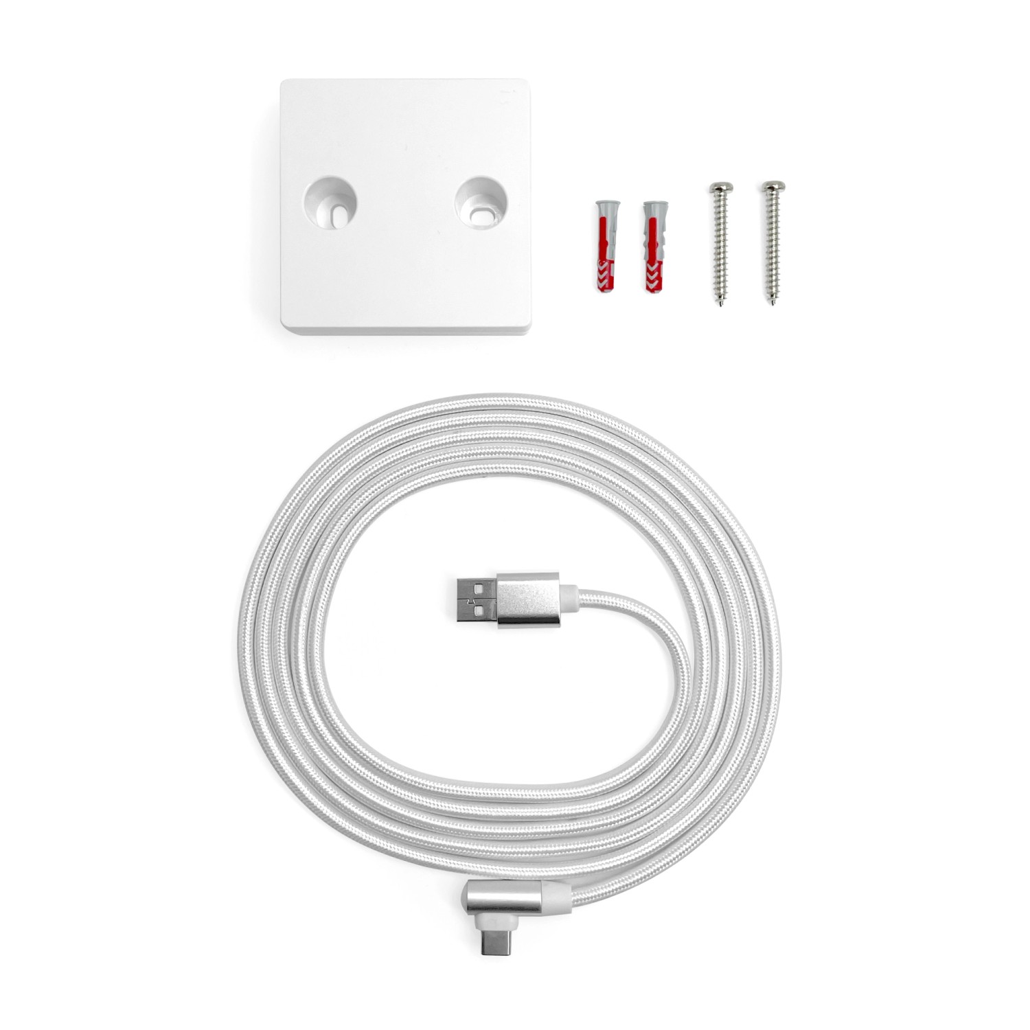 WetterOnline Wandhalterung für wetteronline home ab 2. Generation Wetterstation Wandmontage-Set inkl. Montage-Material Kabel 2m Winkelstecker Weiß WetterOnline Wandhalterung für wetteronline home ab 2. Generation Wetterstation Wandmontage-Set inkl. Montage-Material Kabel 2m Winkelstecker Weiß von WetterOnline