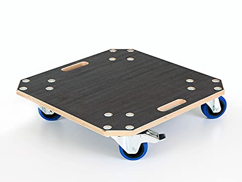 Weva Schwerlast Rollbrett | 40 x 40 cm | Tragkraft bis 450 kg | Made in Germany | Transportroller | Möbelroller | 100mm Vollgummi-Rollen Weva Schwerlast Rollbrett | 40 x 40 cm | Tragkraft bis 450 kg | Made in Germany | Transportroller | Möbelroller | 100mm Vollgummi-Rollen von Weva
