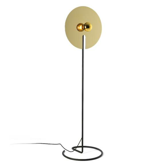 Wever & Ducré Lighting Mirro Stehlampe 2.0 Stehleuchte Licht Lampe Schwarz Gold B-Ware von Wever & Ducré Lighting