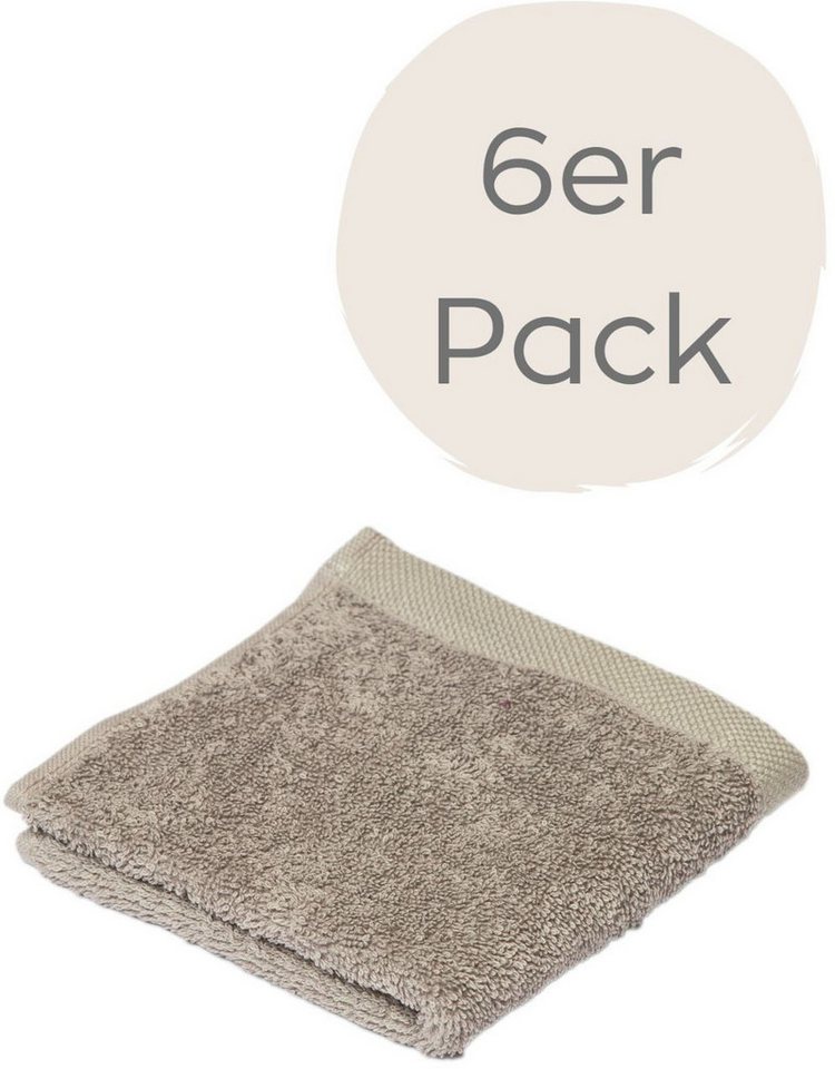 Wewo fashion Seiftuch 9517S, (Packung, 6-St), saugstark von Wewo fashion