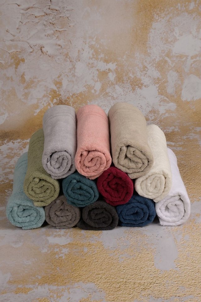 Wewo fashion Waschhandschuh 9518W, (Packung, 6-St), saugstark von Wewo fashion