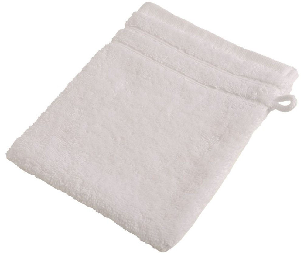 Wewo fashion Waschhandschuh 9518W, (Packung, 6-St), saugstark von Wewo fashion