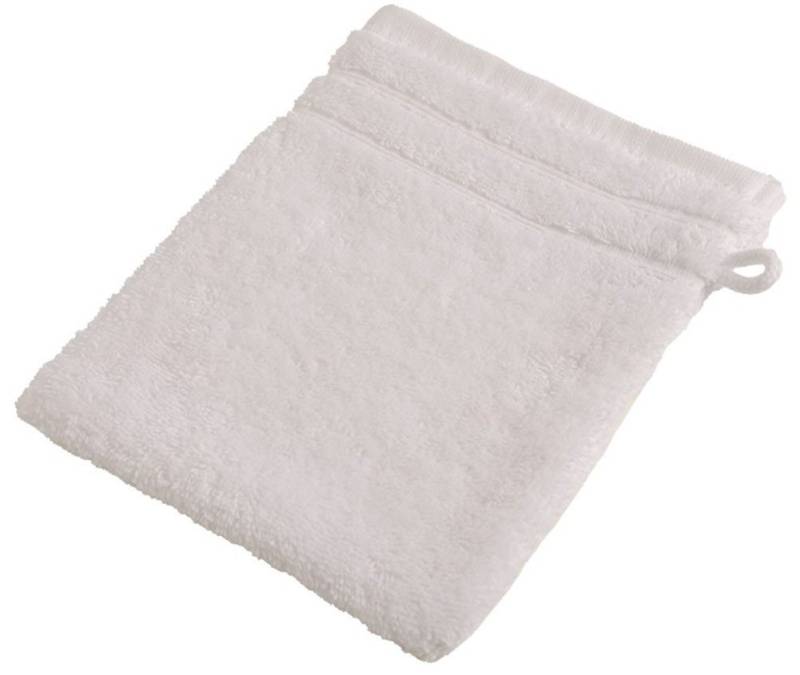 Wewo fashion Waschhandschuh 9518W, (Packung, 6-St), saugstark von Wewo fashion