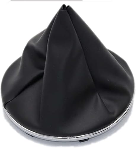 Wexxaii Schalthebel Für Fiat 500 500C Sitck Kopf Leder für Glanz Schwarz Kappe Ersatz Boot Abdeckung(Gear Boot) von Wexxaii