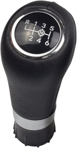 Wexxaii Schalthebel Für Mercedes für Benz C/E/GLK 6 für Geschwindigkeit Gamasche Hebel Shifter Griff Stick(Black-6-down-14.5) von Wexxaii
