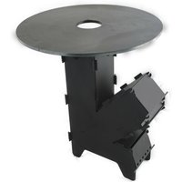 Raketenofen S - Stecksystem Mit Feuerplatte 5mm #611 von WeyckBBQManufaktur