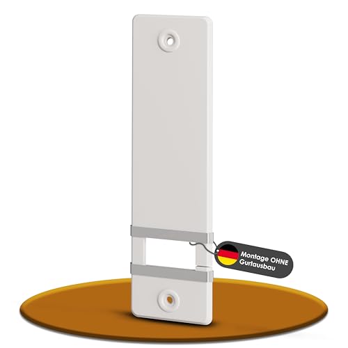 markiso® Rolladengurt Abdeckung [3 Stück] – Lochabstand 160 mm | Gurtwickler Abdeckung aus Alulminium | Einfache Montage ohne Gurtausbau | Gurtwicklerblende für Maxigurte | Farbe Weiß von markiso